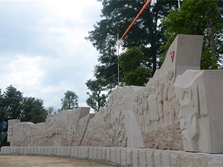 大型石材浮雕背景墻設計制作